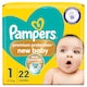 image 1 of Pampers New Baby Size 1 22 Nappies