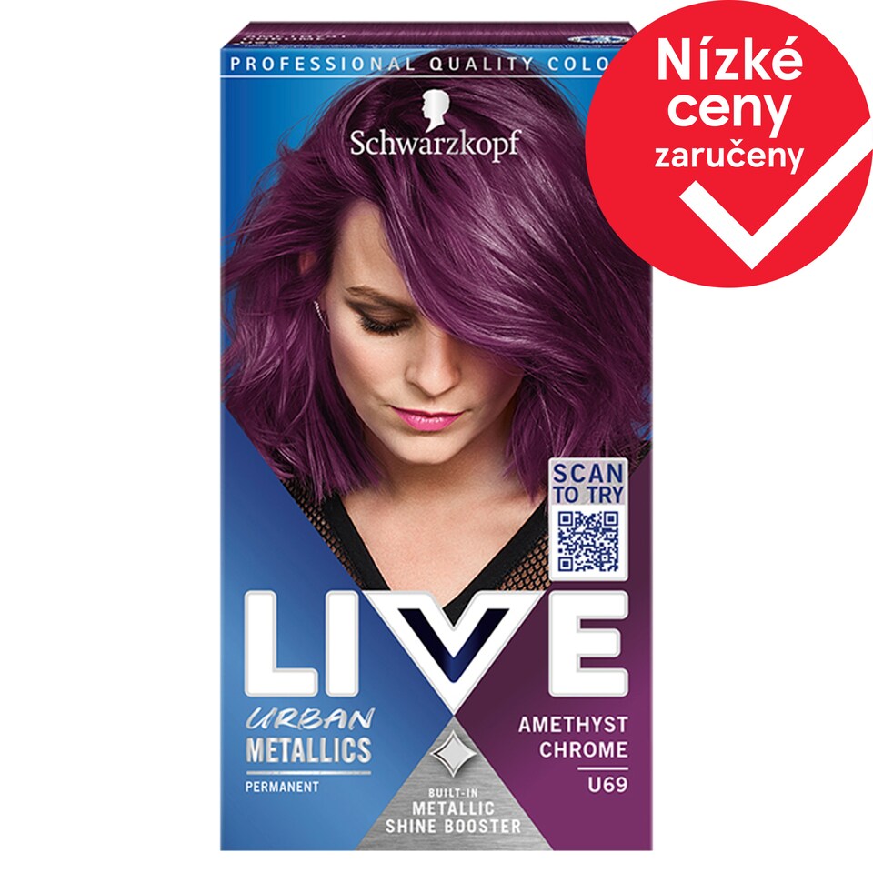 image 1 of Schwarzkopf Live Urban Metallics U69 Amethyst Chrome