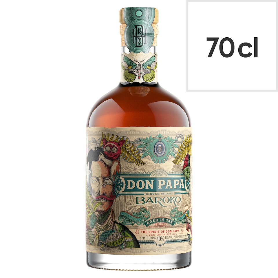 RUM DON PAPA BAROKO 40% 0,7L TUBA