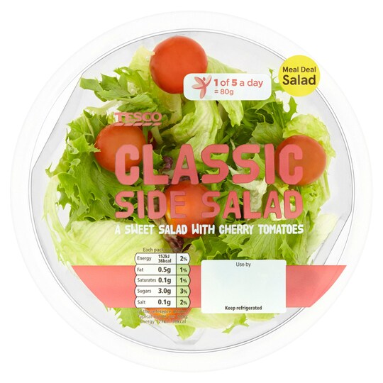 Tesco Classic Side Salad 120G Tesco Groceries