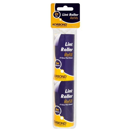 Korbond Lint Roller Refills Tesco Groceries