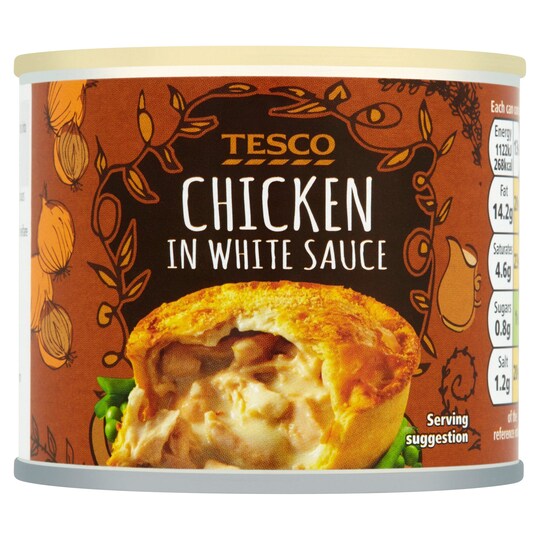 Tesco Chicken in White Sauce 200G Tesco Groceries
