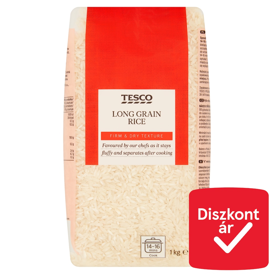 Tesco "A" Quality Long Grain Rice 1 kg