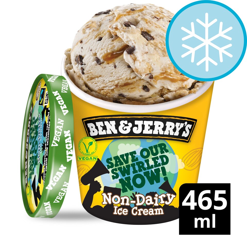 image 1 of Ben & Jerry Swirled Non Dairy Ice Cream 465Ml