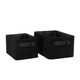 image 2 of Style Sisters Boucle Storage Boxes Set of 2
