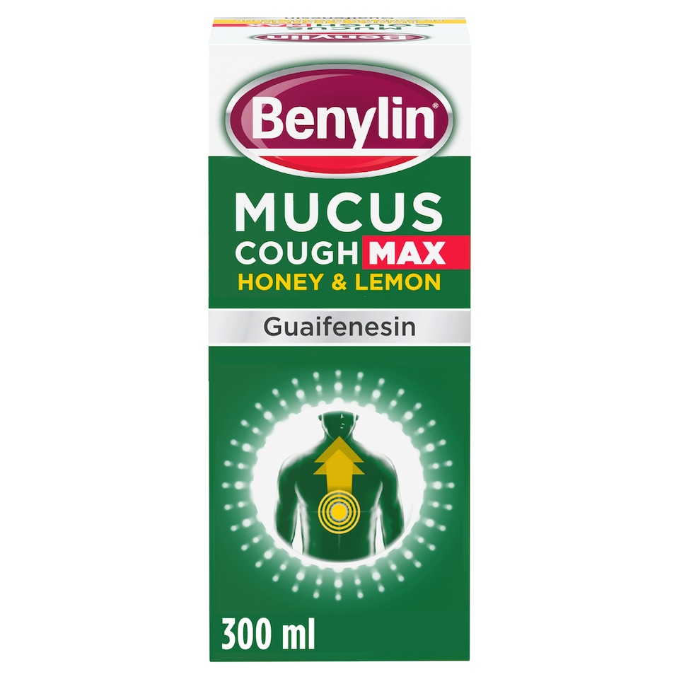 image 1 of Benylin Mucus Cough Max Syrup - Honey & Lemon 300ml