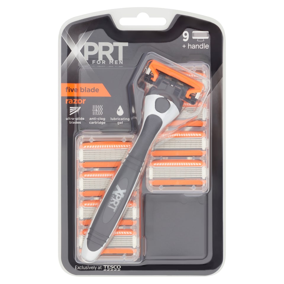 Xprt. For Men Five Blade Razor Plus 9 Blades