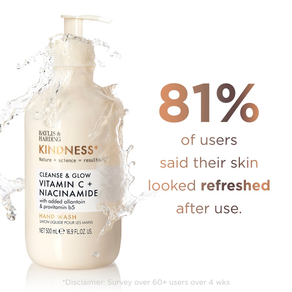 image 1 of Baylis & Harding Kindness Vitamin C & Niacinamide Hand Wash 500ml