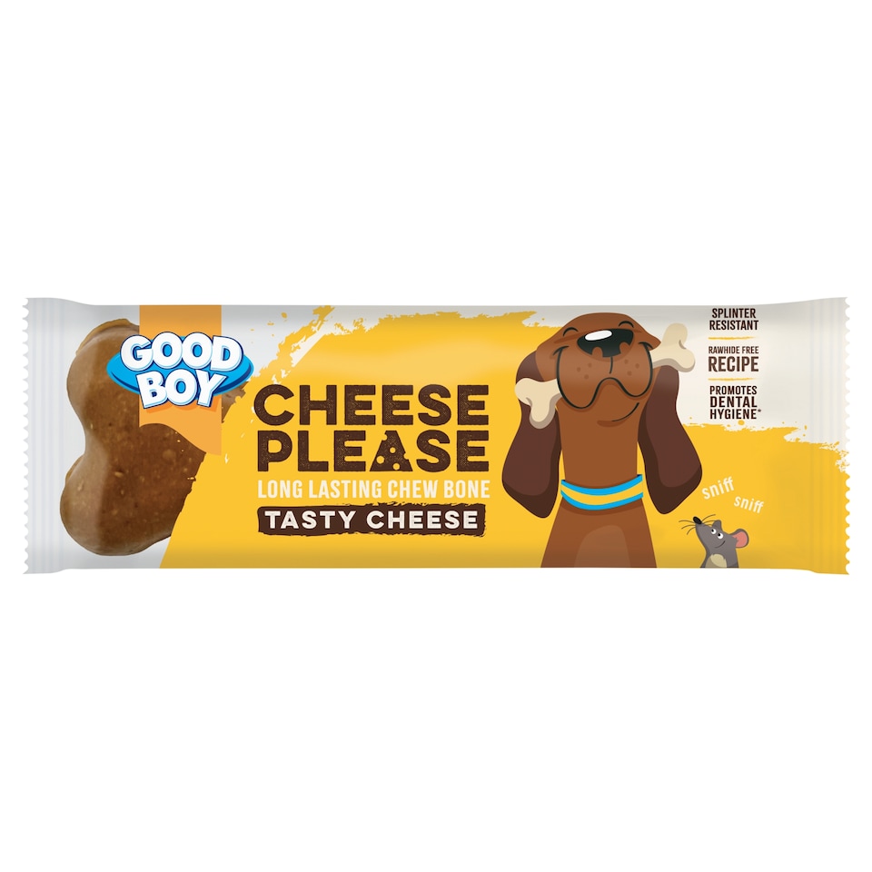 Good Boy Cheese Please Dog Chew Bone Treat 60g