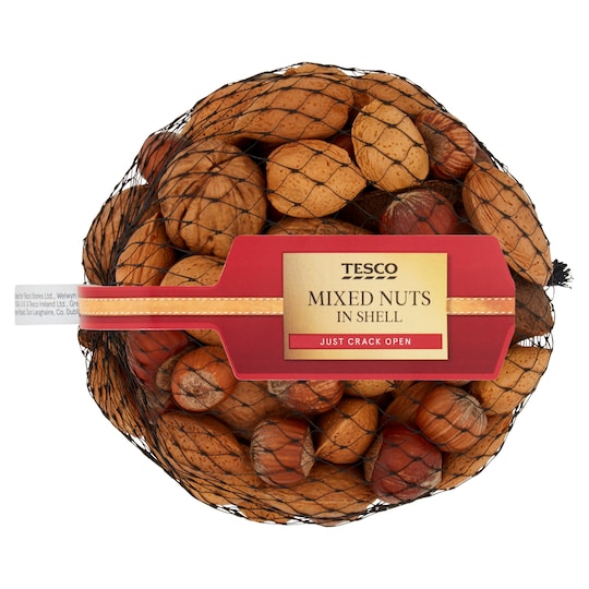 Tesco Mixed Nuts In Shell 350G Tesco Groceries