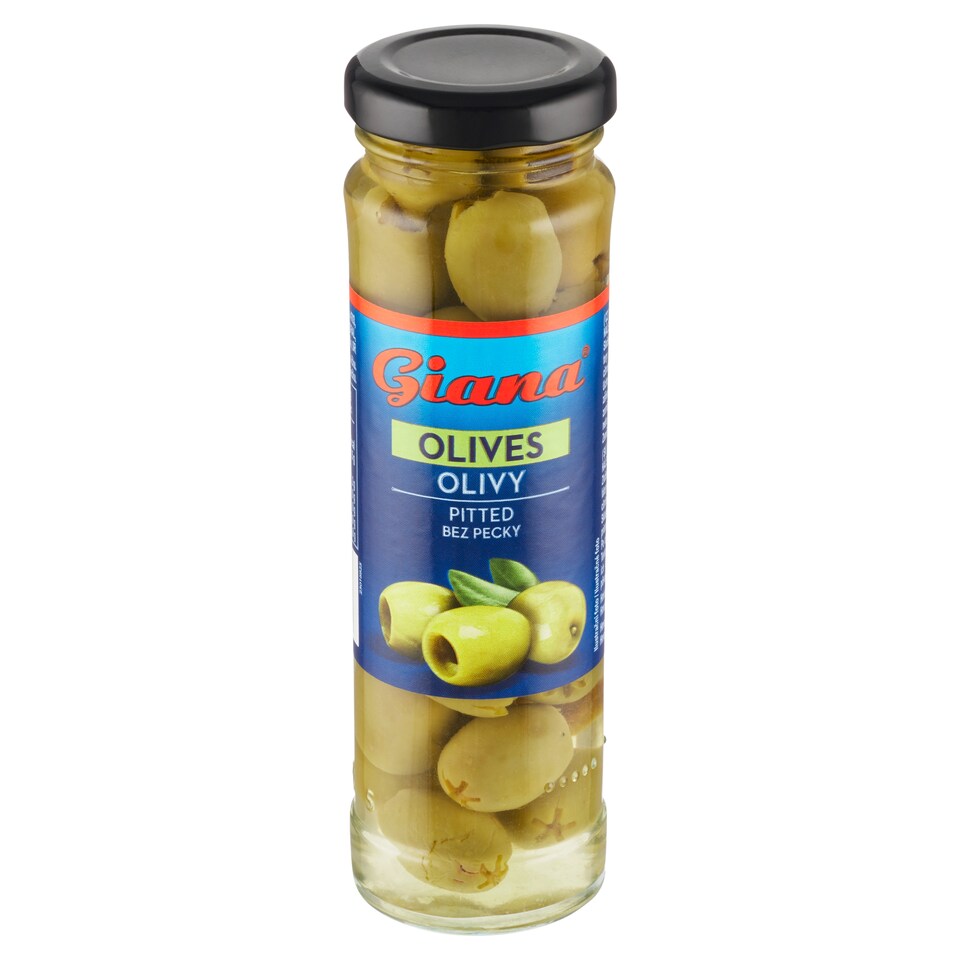 obrázok 1 z Giana Zelené olivy bez kôstky v slanom náleve 140 g