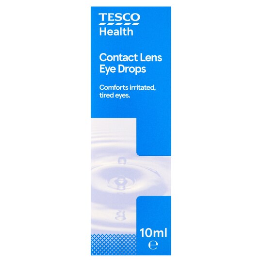 Tesco Contact Lens Eye Drops 10Ml Tesco Groceries