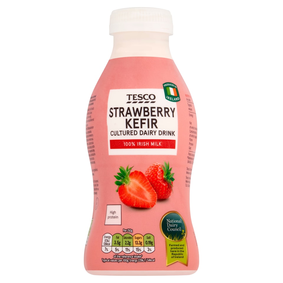 Tesco Strawberry Kefir 500g