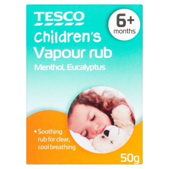 Tesco Children's Vapour Rub 50G Tesco Groceries