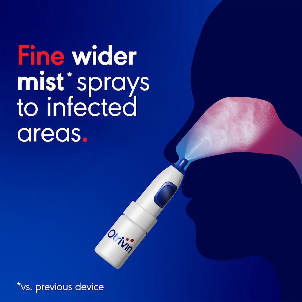image 1 of Otrivine Sinusitis Relief 0.1% Nasal Spray 10ml