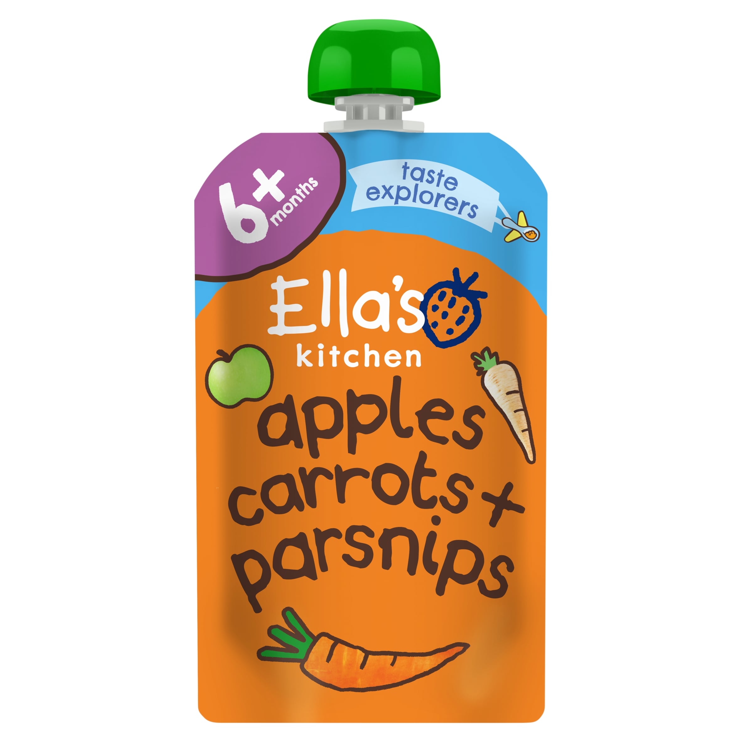 Ella's Kitchen Apples Carrots Plus Parsnips 120G