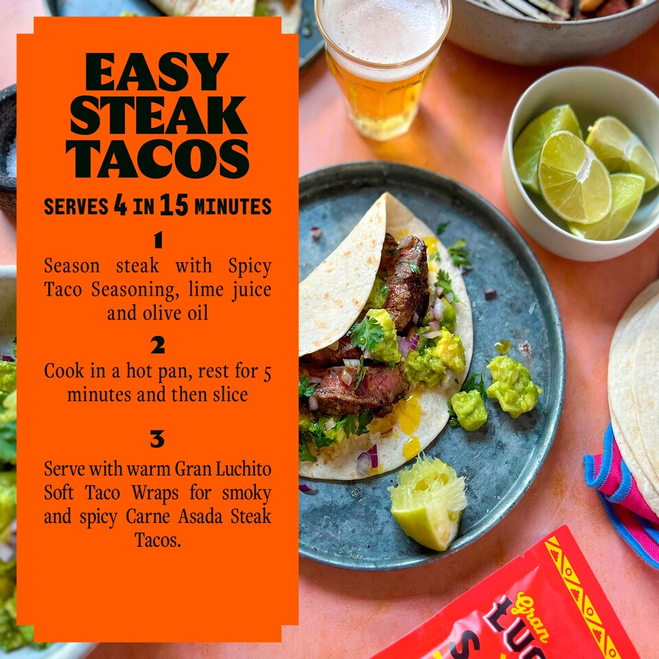 image 1 of Gran Luchito Smoky Chipotle & Herbs Spicy Taco Seasoning 28g