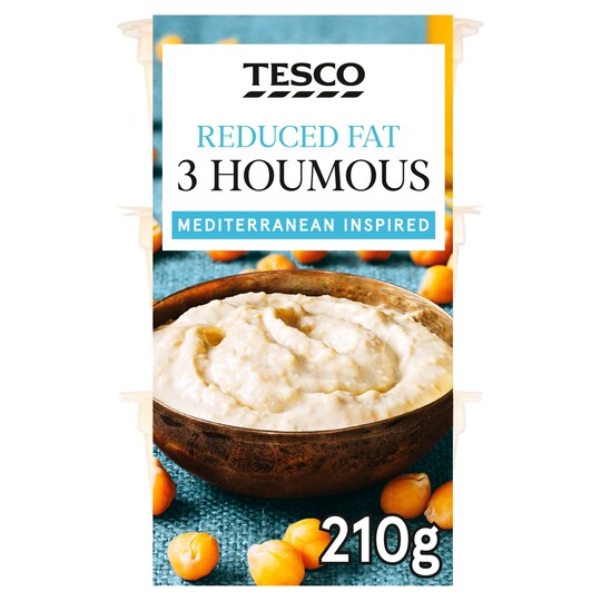 Tesco Reduced Fat Houmous Stacker 210G Tesco Groceries