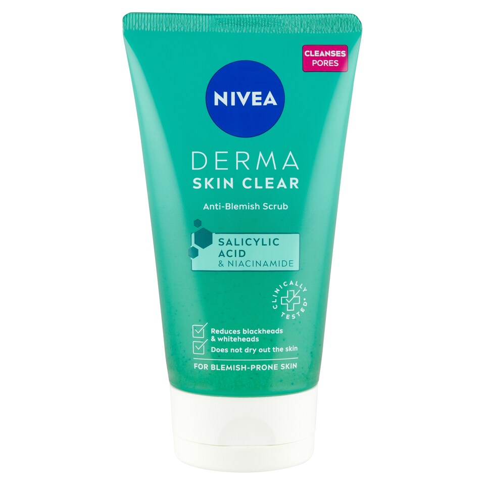 image 1 of NIVEA Derma Skin Clear Anti-Blemish Scrub 150 ml