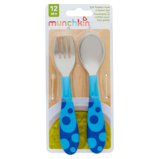 Munchkin Toddler Fork & Spoon Set Tesco Groceries