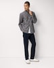 image 2 of F&F Pure Cotton Checked Oxford Shirt in Navy