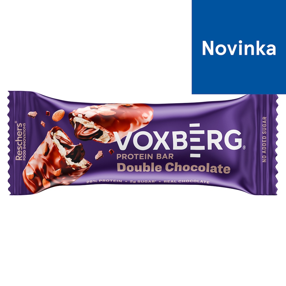 Voxberg Proteínová tyčinka s čokoládovou príchuťou v mliečnej čokoláde 50 g