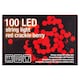 image 1 of Snow Meister SM2689 100 LED Red Crackle Berry Energy Saving String Light 14,9 m