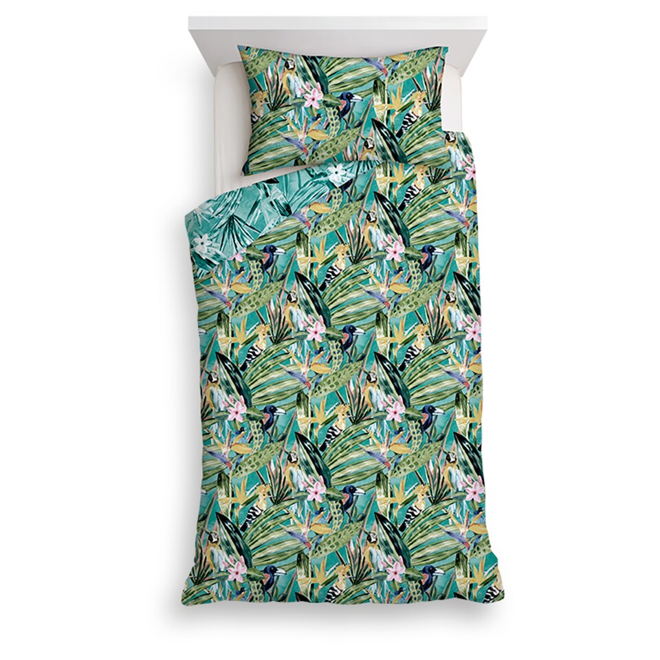 Tesco Marrakech Tropical Birds Duvet Set Single