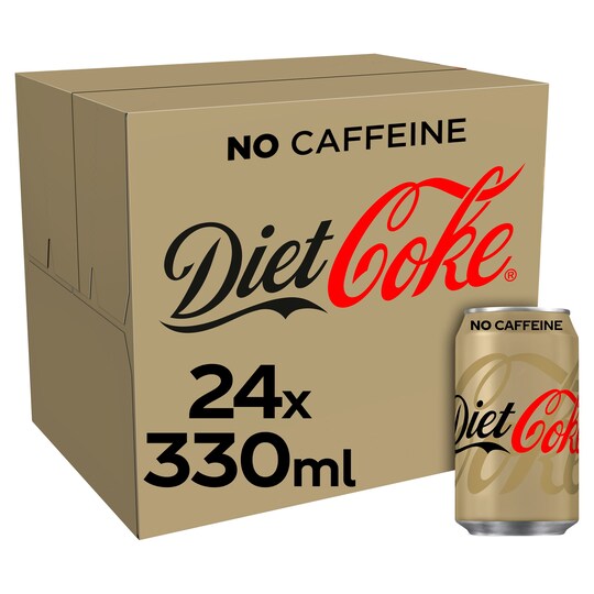 Diet Coke Caffeine Free 24 X 330Ml Tesco Groceries