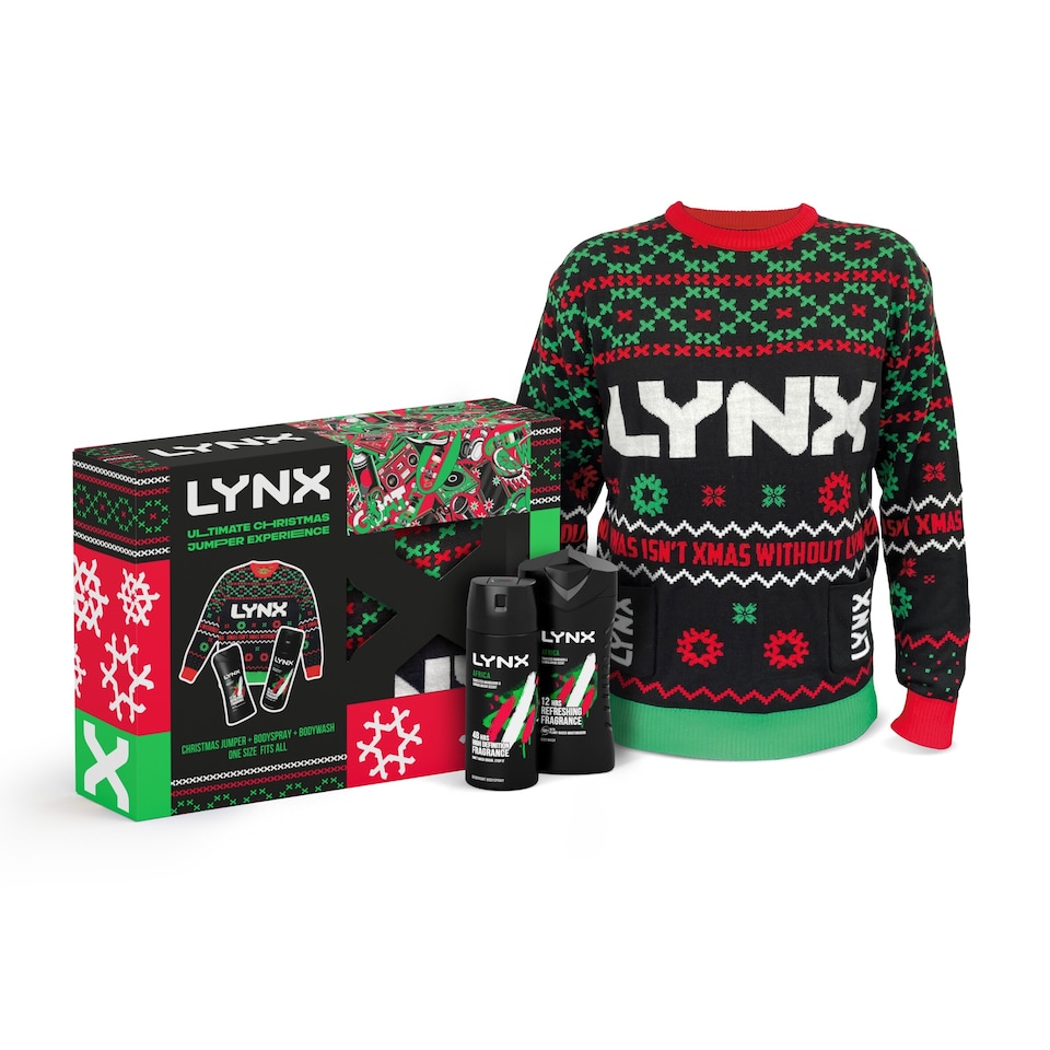 image 1 of Lynx Africa Duo & Christmas Jumper Gift Set