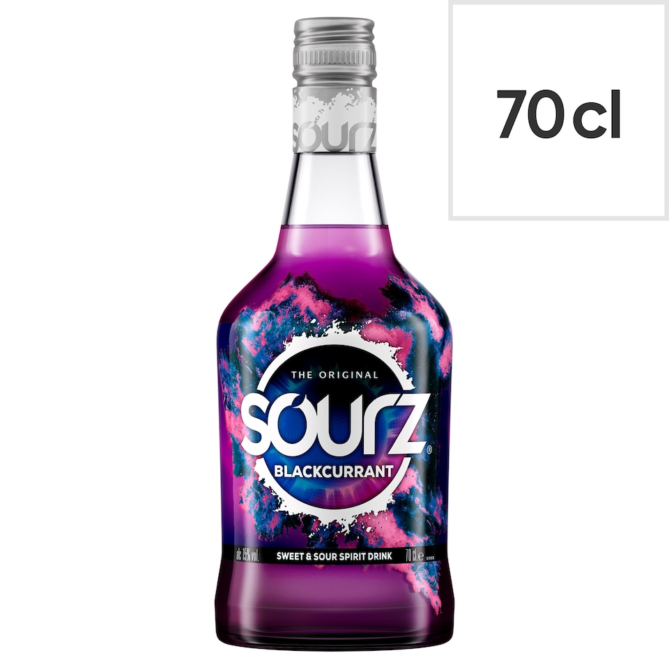 image 1 of Sourz Blackcurrant 70cl
