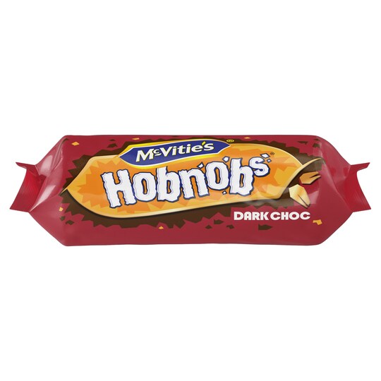 Mcvities Dark Chocolate Hobnob 262G Tesco Groceries