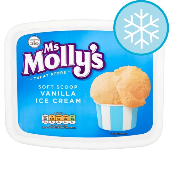 Ms Molly's Vanilla Ice Cream 2Ltr Tesco Groceries