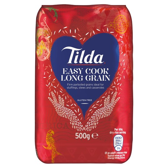 Tilda Easy Cook Long Grain Rice 500G