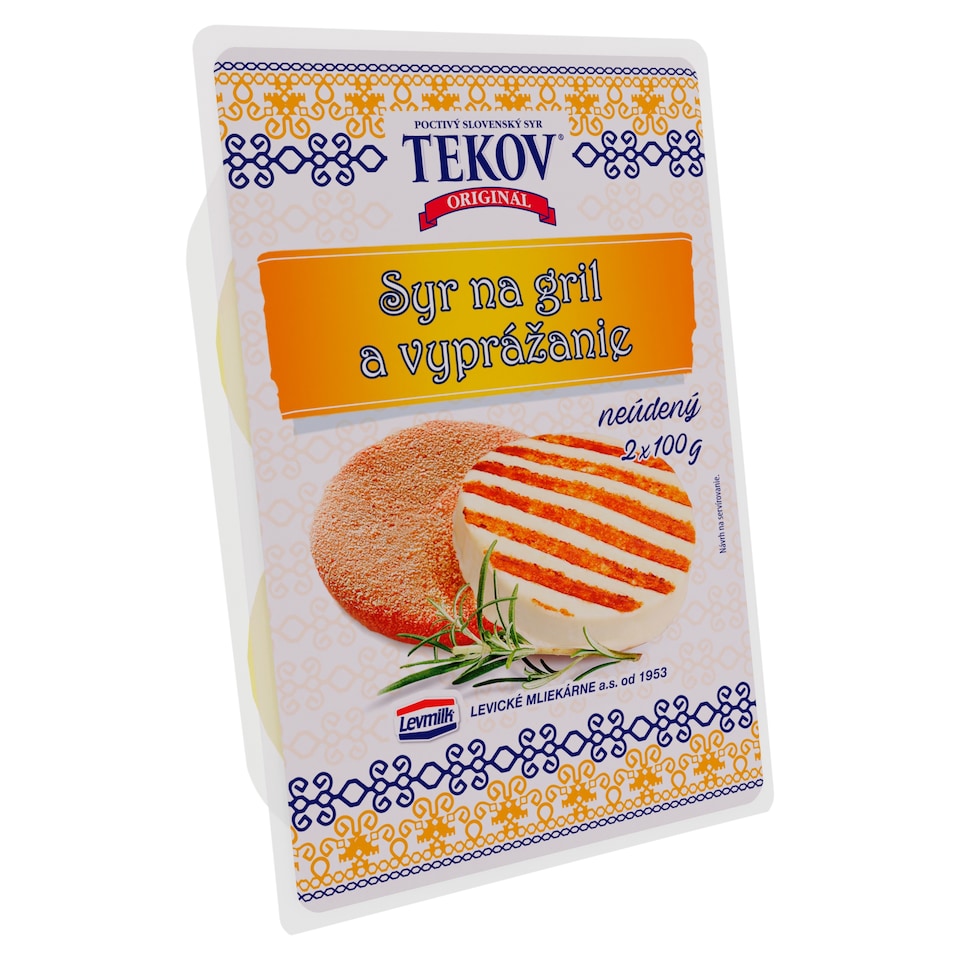 TEKOV SYR NA GRIL A VYPRÁŽANIE neúdený 2 x 100 g