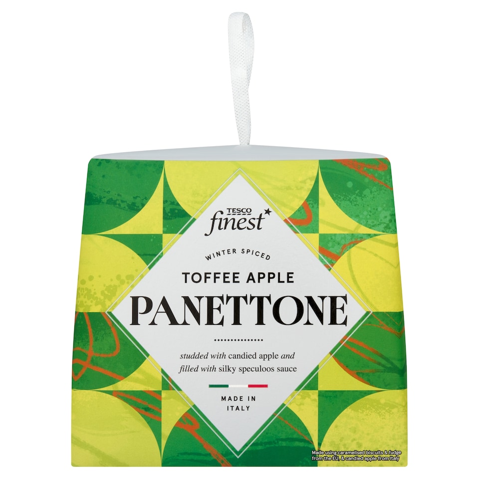 Tesco Finest Winter Spiced Toffee Apple Panettone 750g