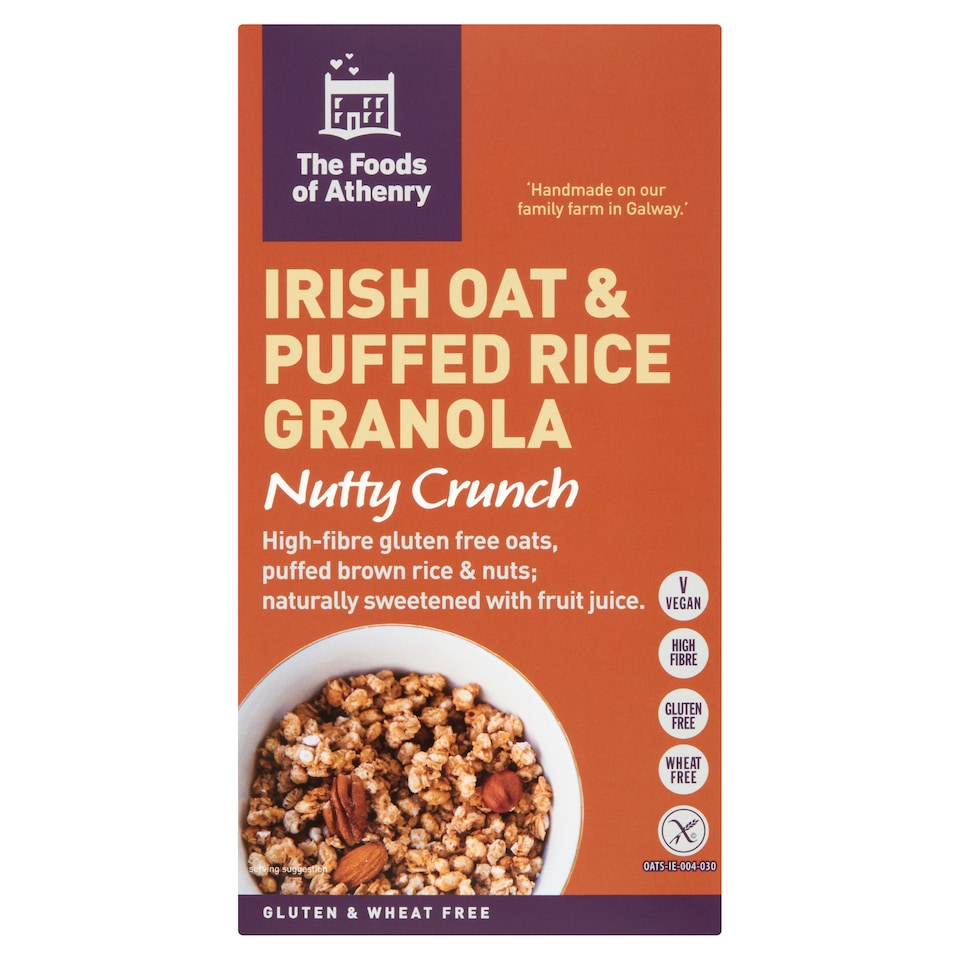 Foods Of Athenry Glutn Free Nutty Crunch Granola 300G