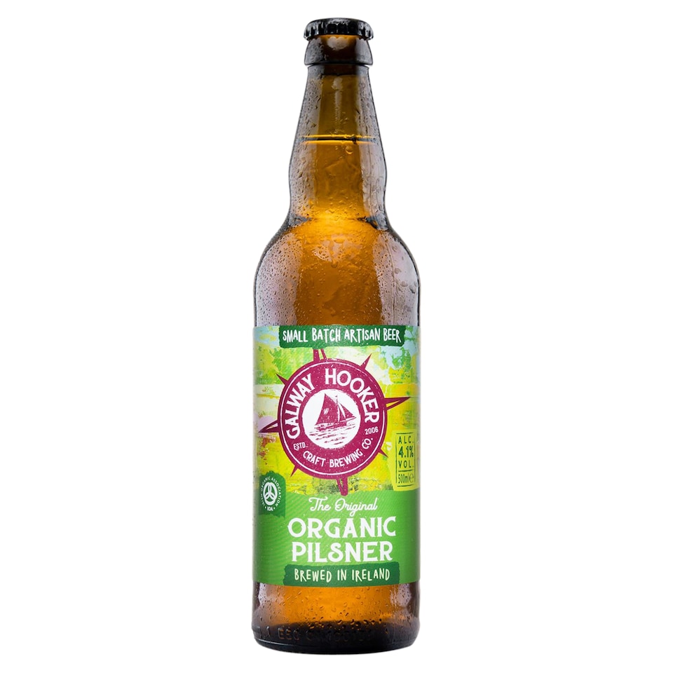 GALWAY HOOKER ORGANIC PILSNER 500ml