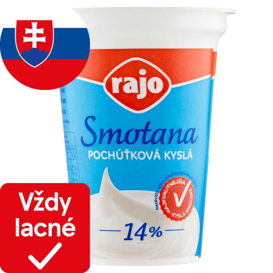 image 1 of Rajo Sour Cream Delicacy 14 % 180 g