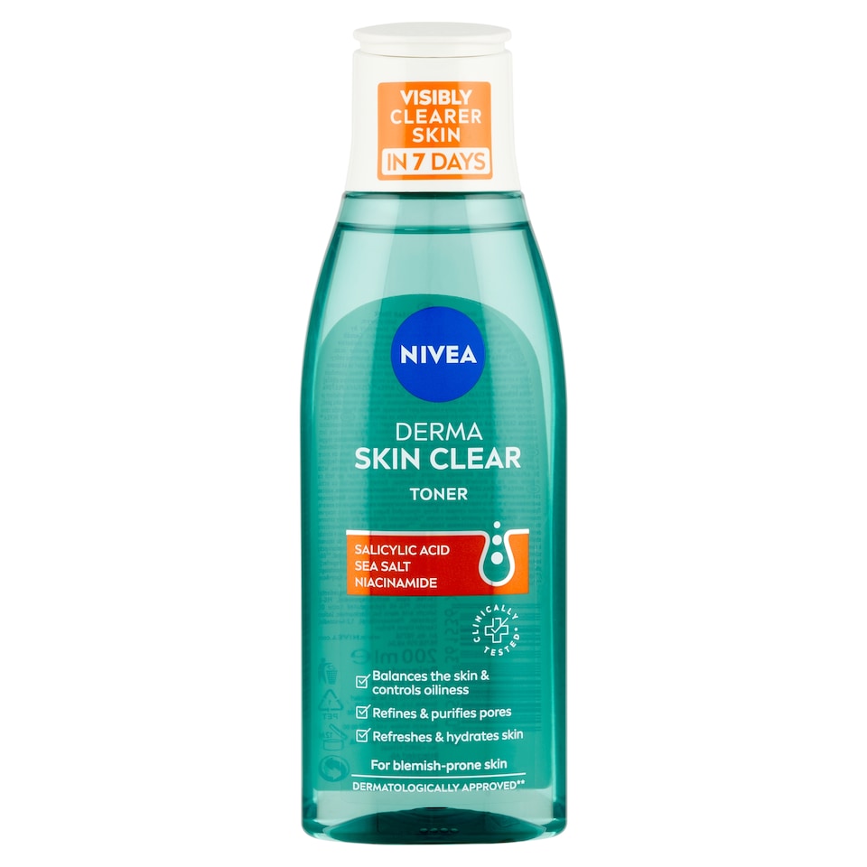 image 1 of NIVEA Derma Skin Clear Facial Cleansing Tonic 200 ml