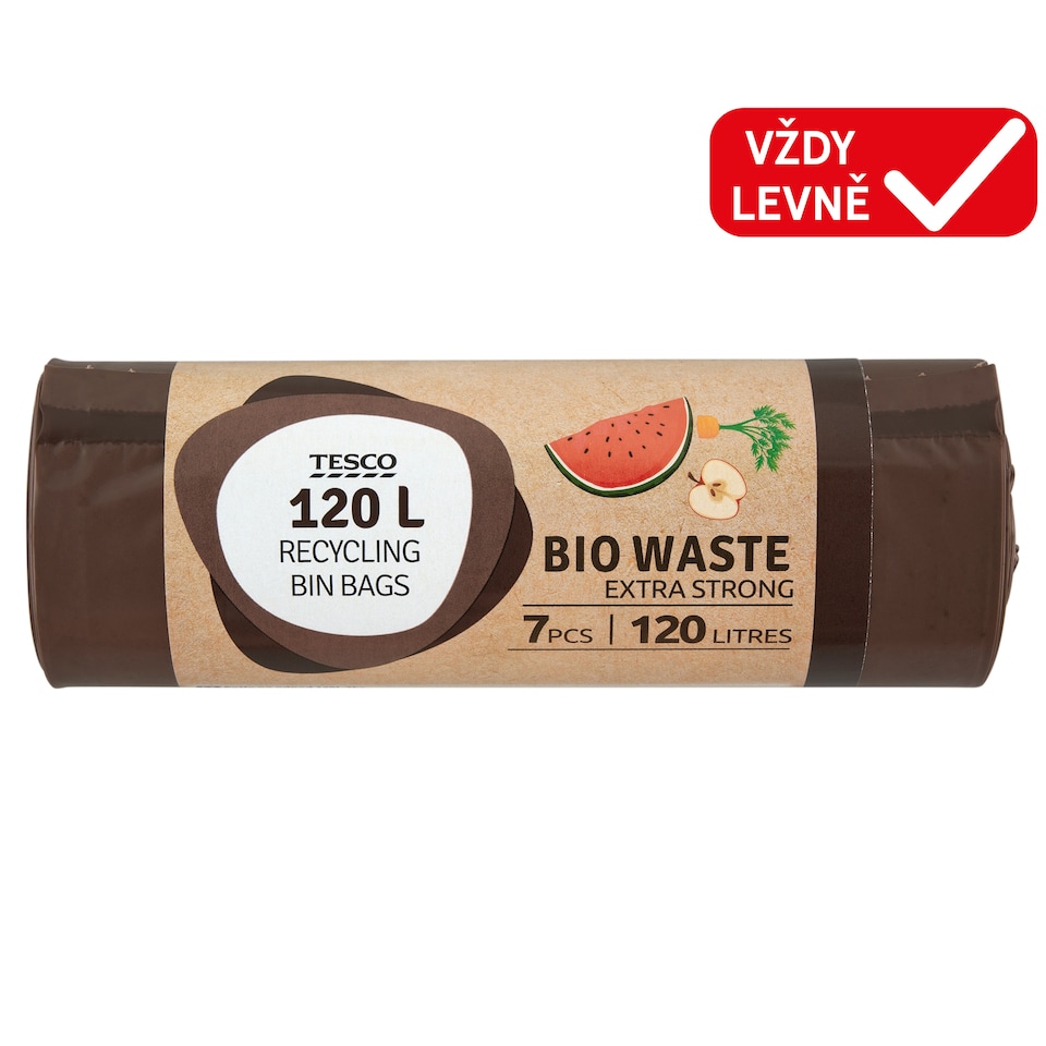 Tesco Pytle na odpad 120l 7 ks