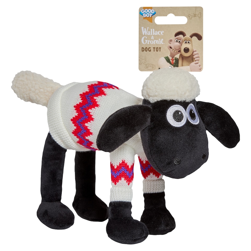 Good Boy Wallace & Gromit Shaun Standing Soft Dog Toy