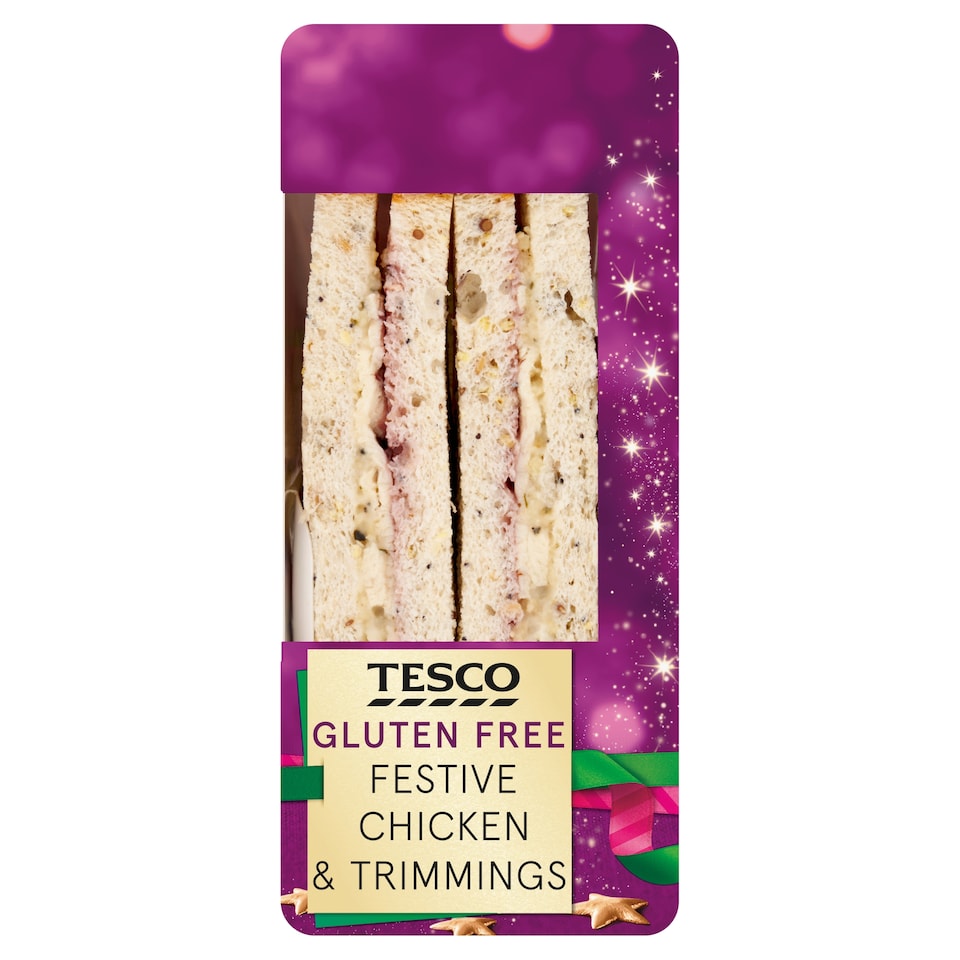 Tesco Gluten Free Festive Chicken & Trimmings Sandwich