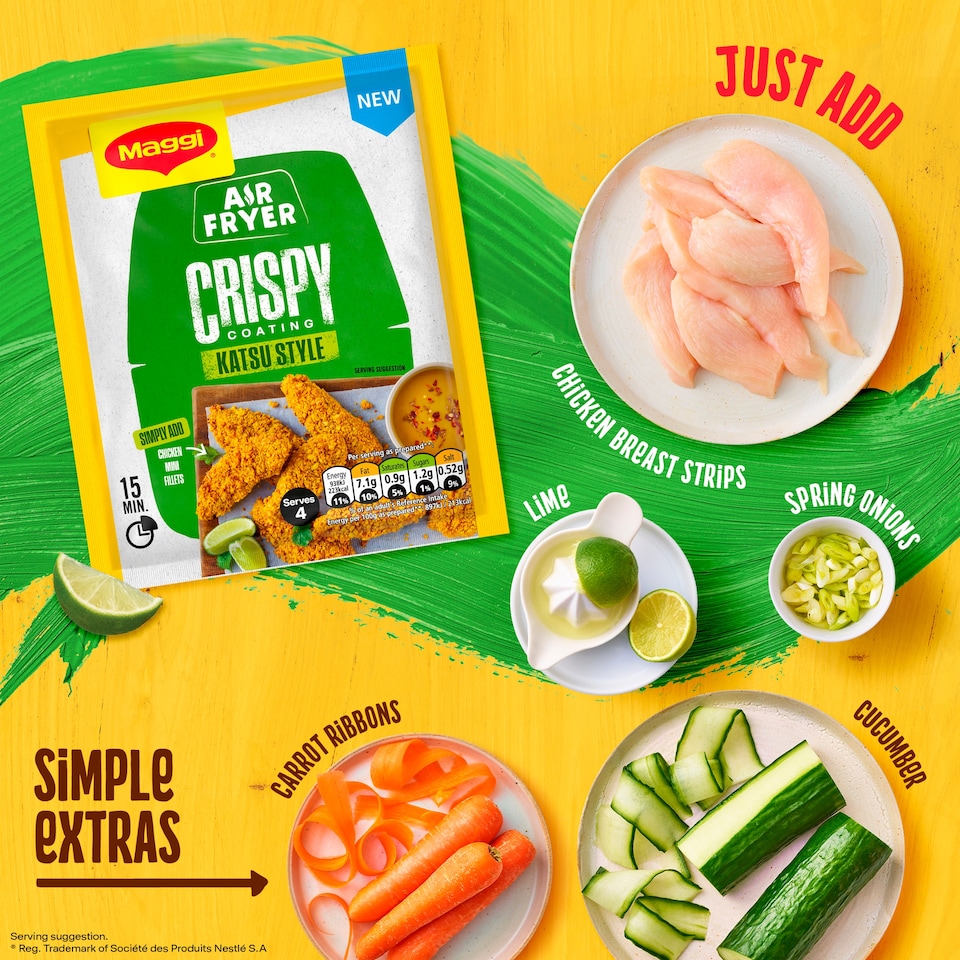 image 1 of Maggi Air Fryer Crispy Katsu Seasoning Mix 70g