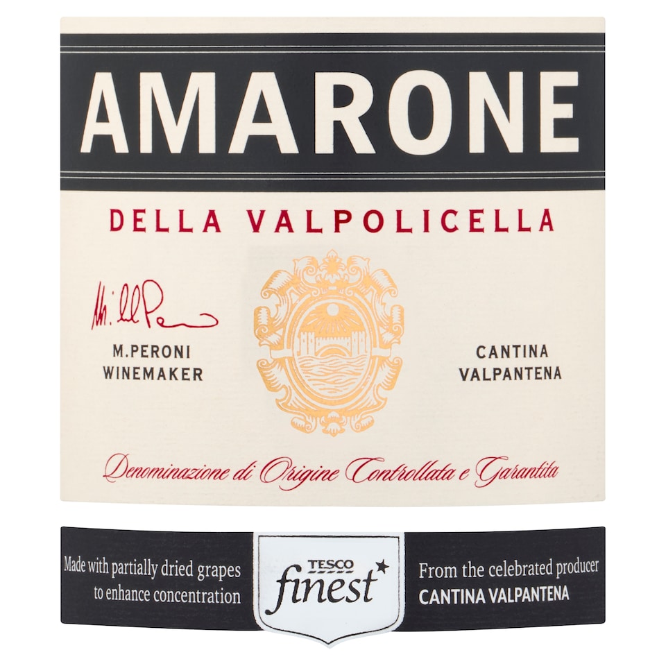 image 1 of Tesco Finest Amarone Valpolicella Docg 75Cl