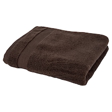 F&F Home Dark Brown Supersoft Cotton Bath Sheet Towel