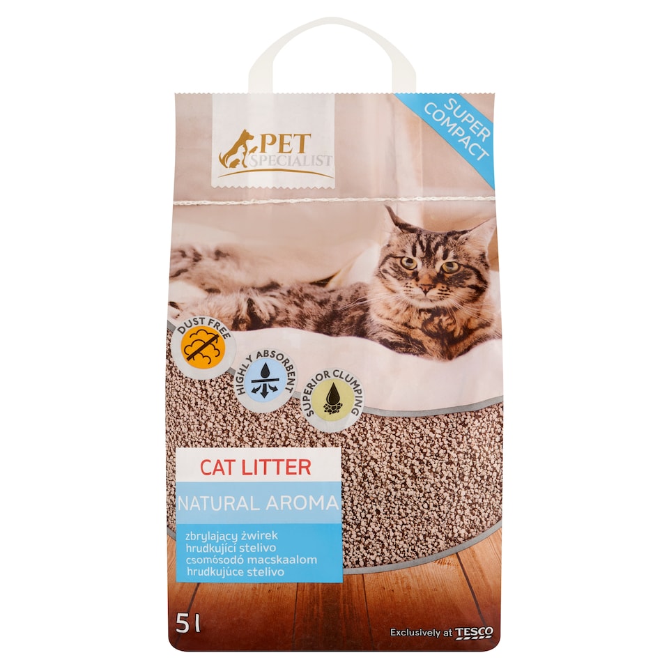Pet Specialist Natural Aroma Clumping Cat Litter 5 l