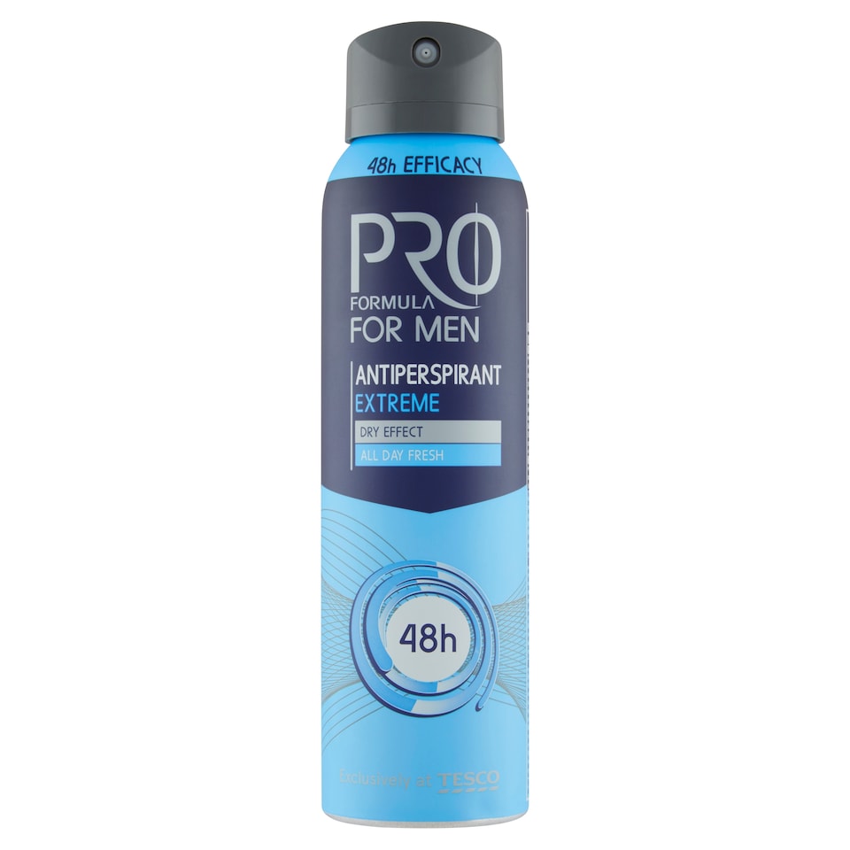 Tesco Pro Formula For Men Extreme Antiperspirant 150 ml