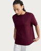 image 3 of F&F Active Modal Rich Short Sleeved T-Shirt in Berry
