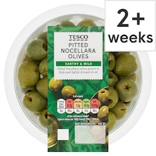 Tesco Italian Pitted Nocellara Olives 140G